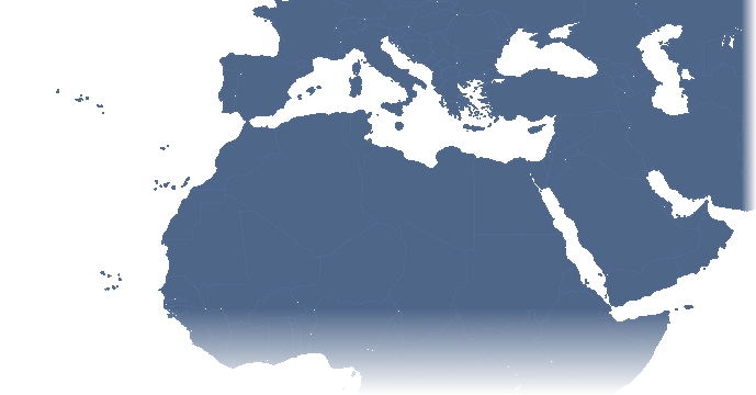 Map of the Everest Minds footprint across North Africa and the Middle East