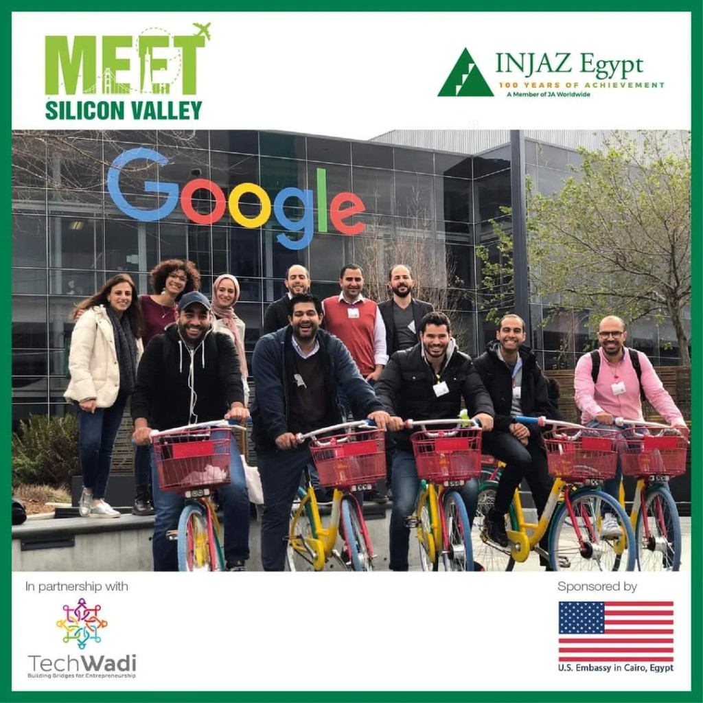 The Everest Minds team on the Meet Silicon Valley program at Google