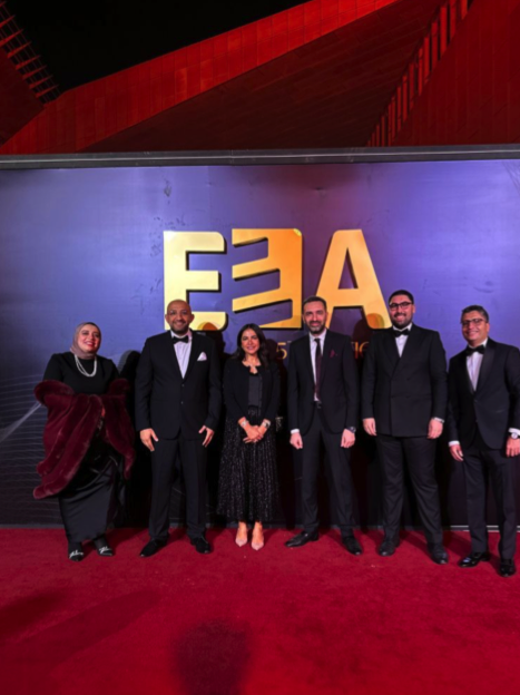 The Everest Minds team at Egypt's Entrepreneur Awards 2025